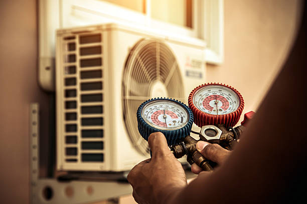 Professional Hvac technician working in Rexmont, PA